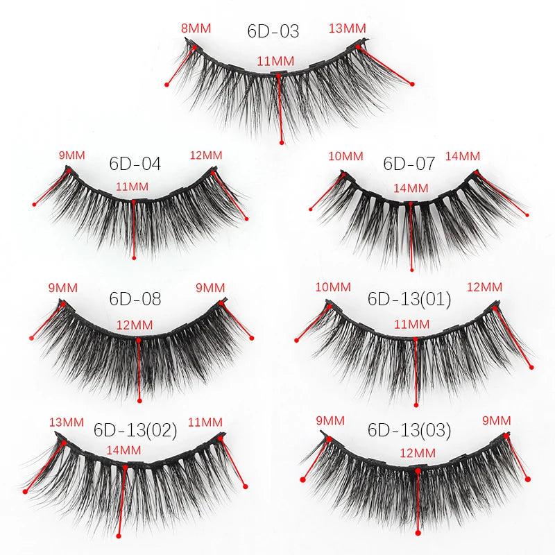 Magnetic Eyelashes Kit – 4 Pairs & Waterproof Eyeliner