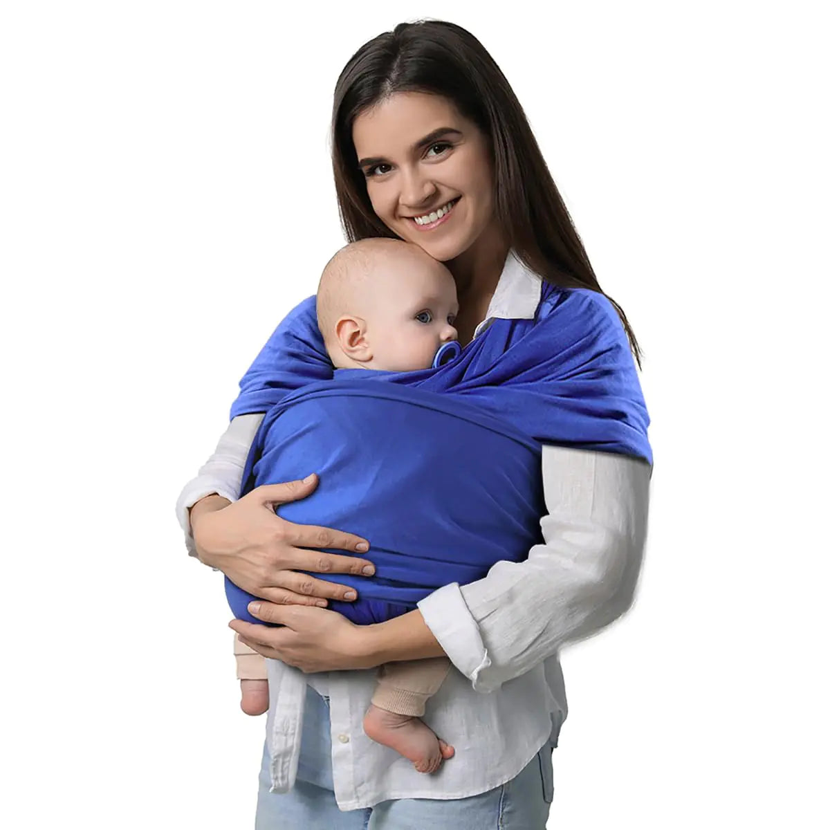 Blue Cotton Comfort Baby Sling Wrap