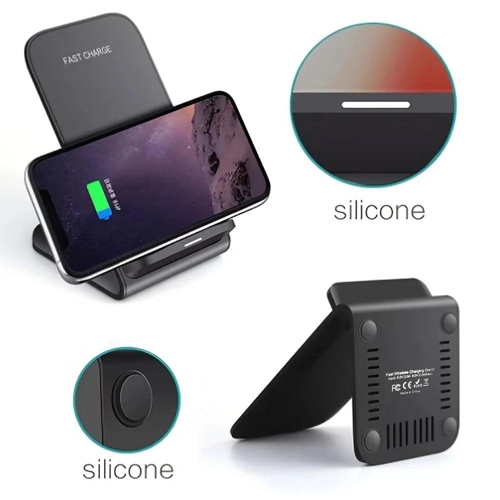100W Wireless Charger Stand | Fast Charging for iPhone & Samsung