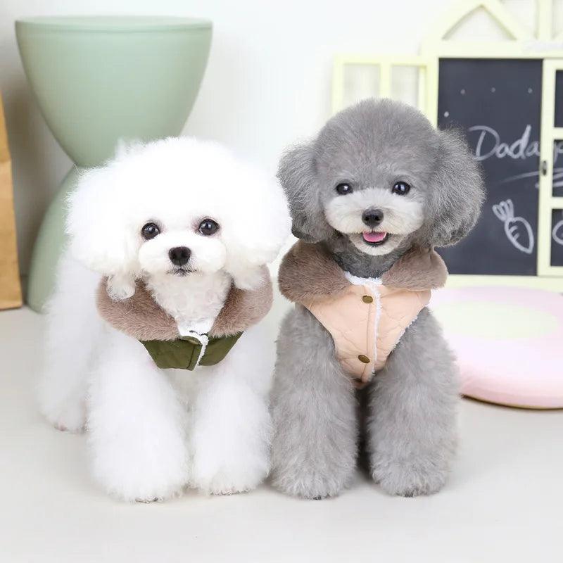 Waterproof Winter Dog Coat - Fleece Jacket for Small Dogs