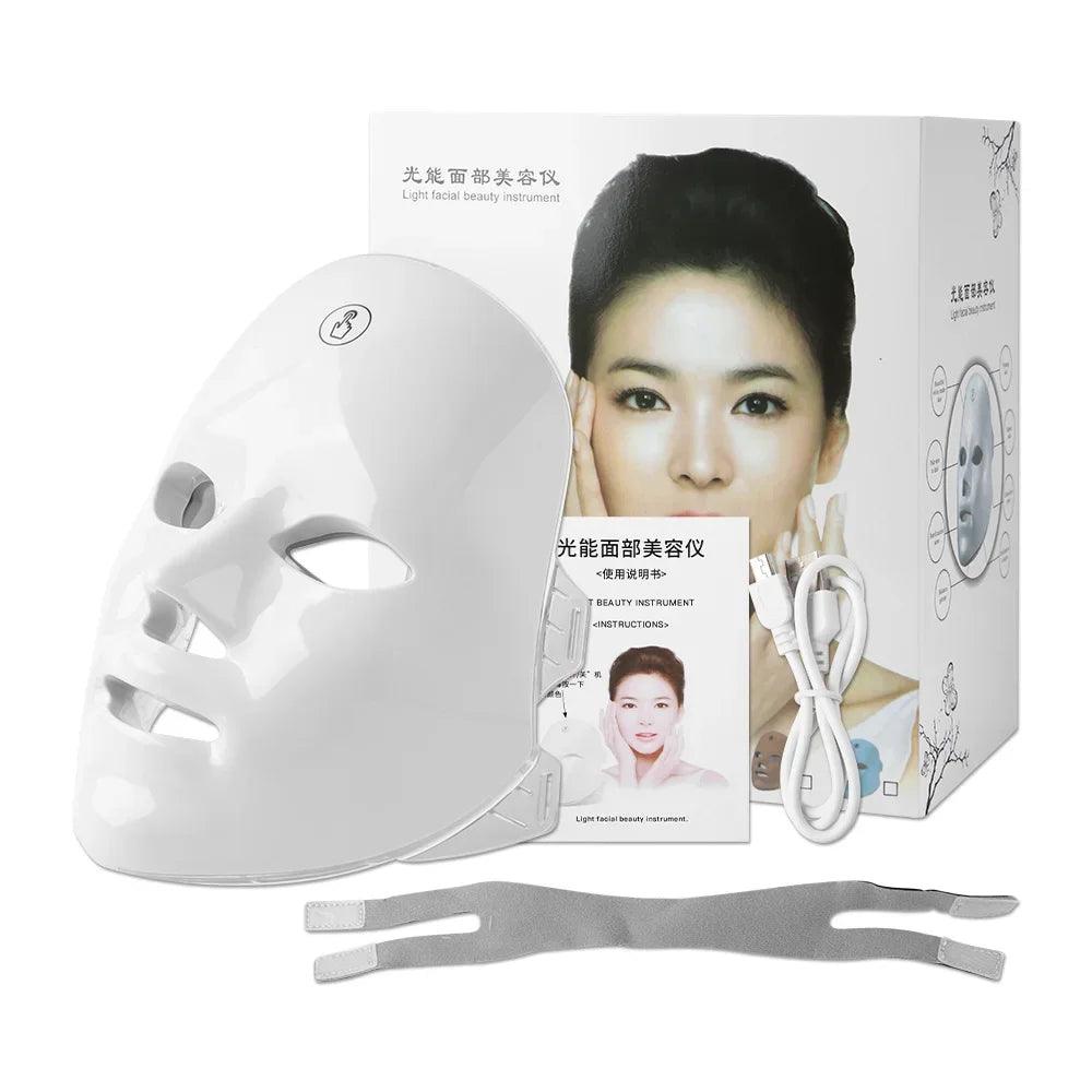 7-Color LED Face Mask | Skin Rejuvenation & Light Therapy
