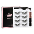 Magnetic Eyelashes Kit – 4 Pairs & Waterproof Eyeliner