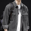 Casual Corduroy Jack met coltrui – Heren Lente & Herfst Kleding