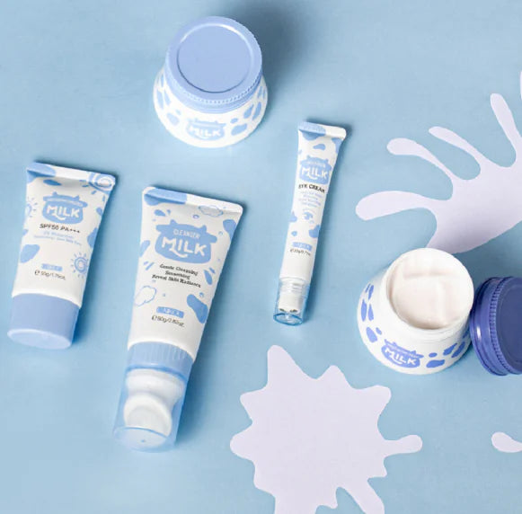 Milk Essence Facial Hydration Kit - 5-Piece Skincare Set